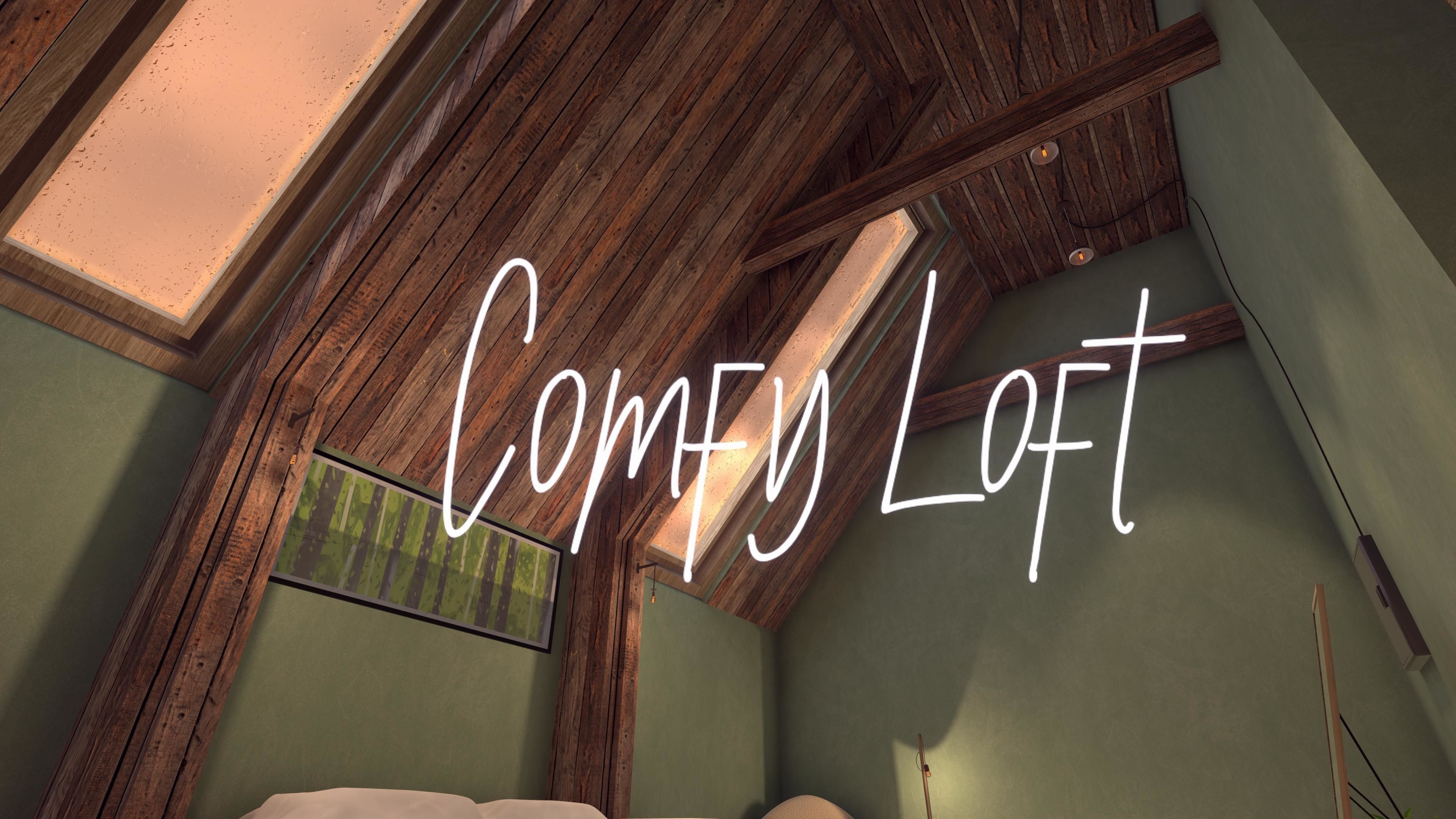 Comfy Loft Low-poly 3D model_3