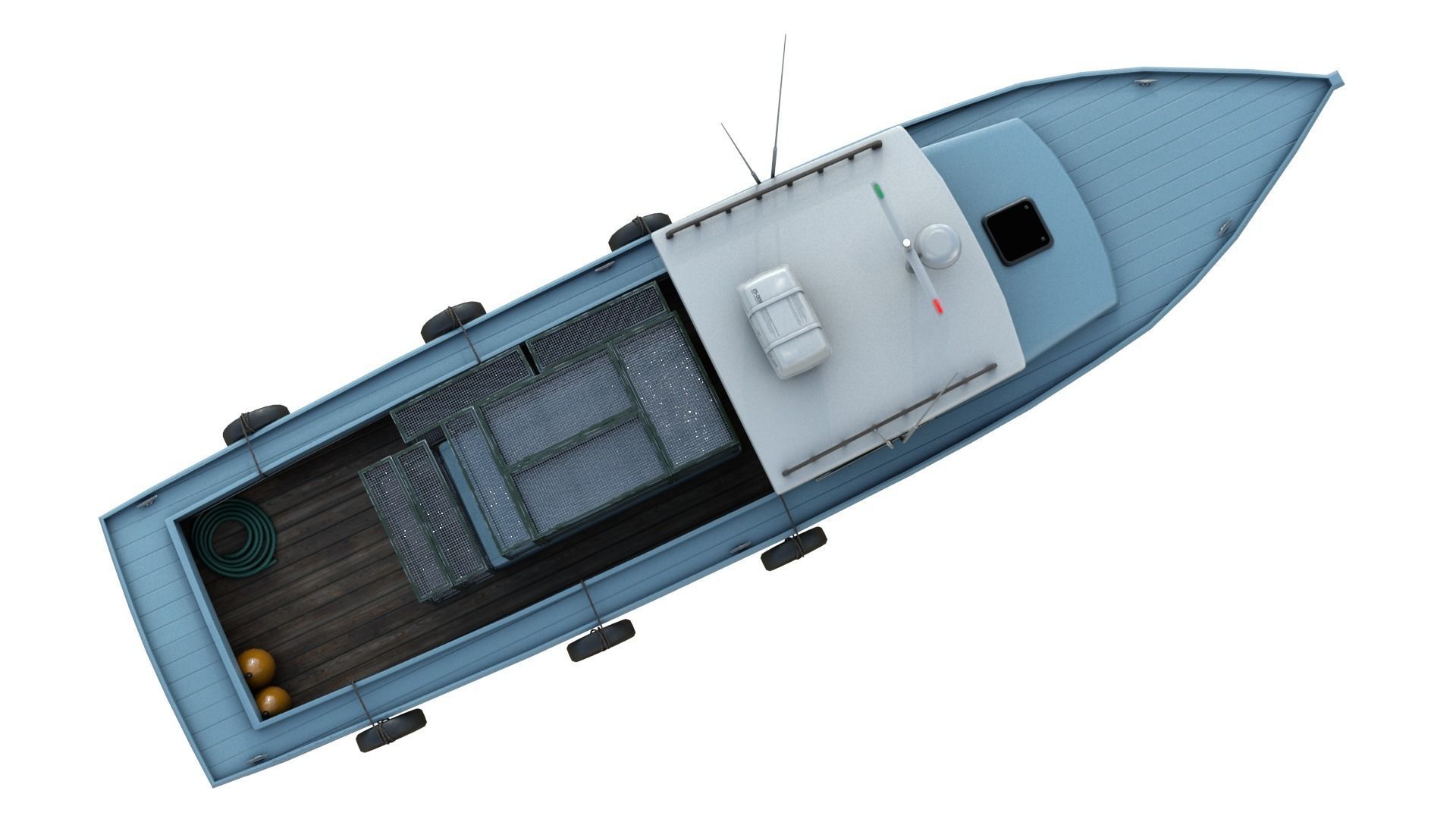 Lobster Fishing Boat 3D model_6