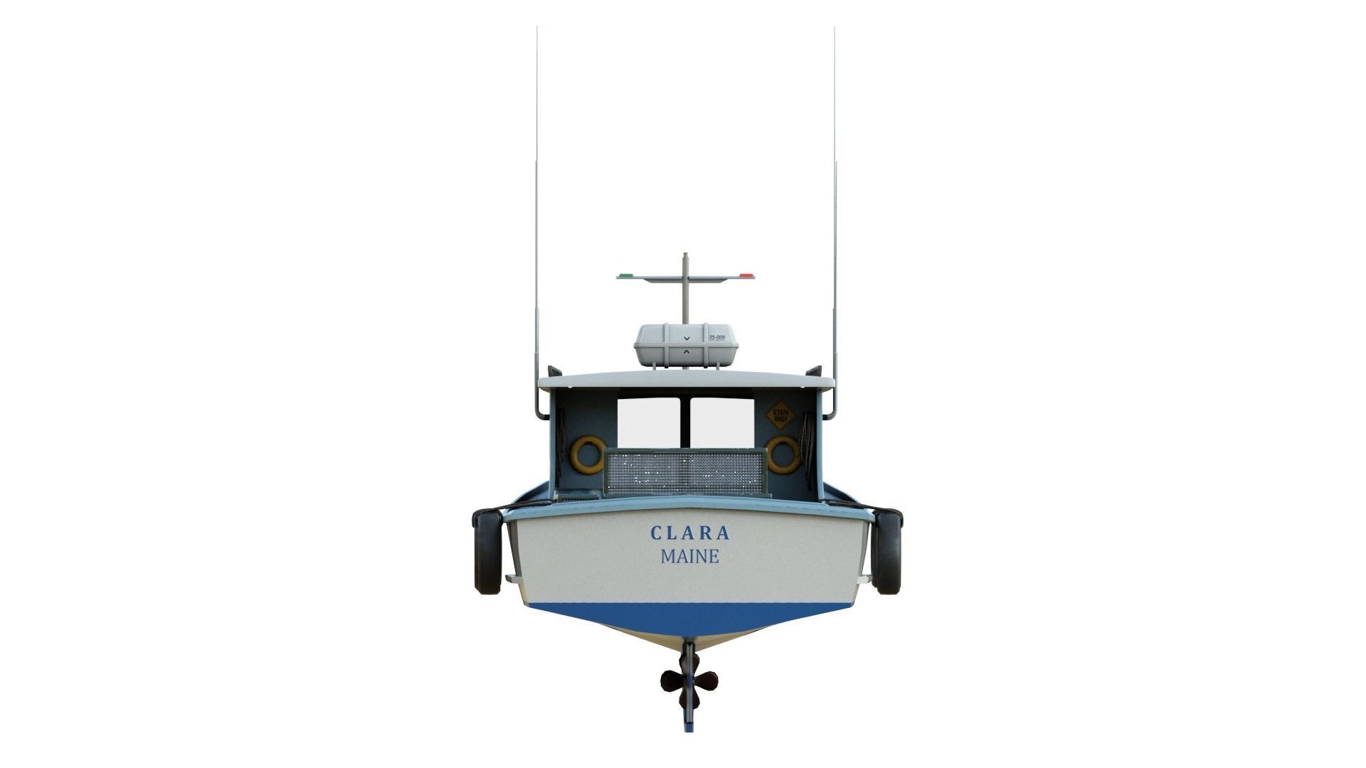 Lobster Fishing Boat 3D model_8