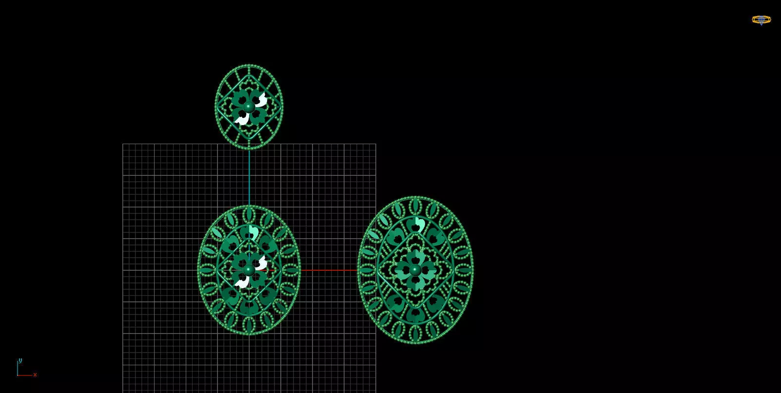 Pendant Set 43 3D print model_0