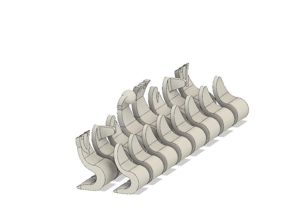 Abstract Chess Set 3D print model_2