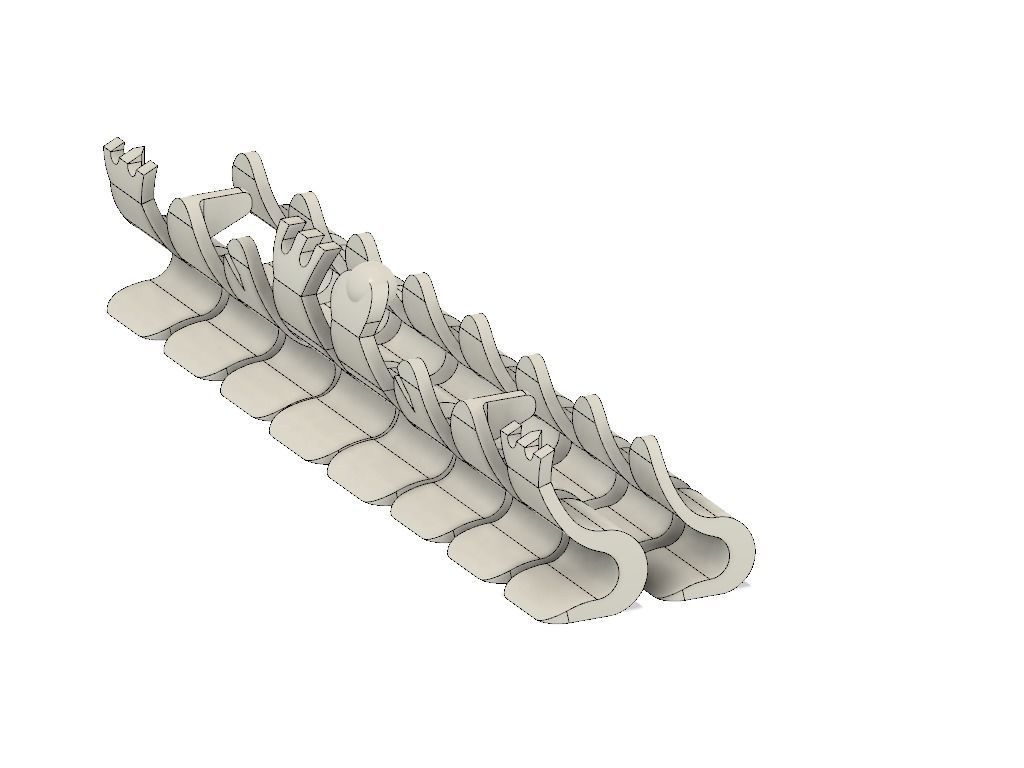 Abstract Chess Set 3D print model_3