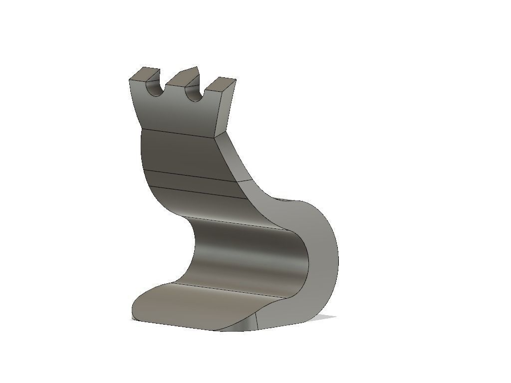 Abstract Chess Set 3D print model_20