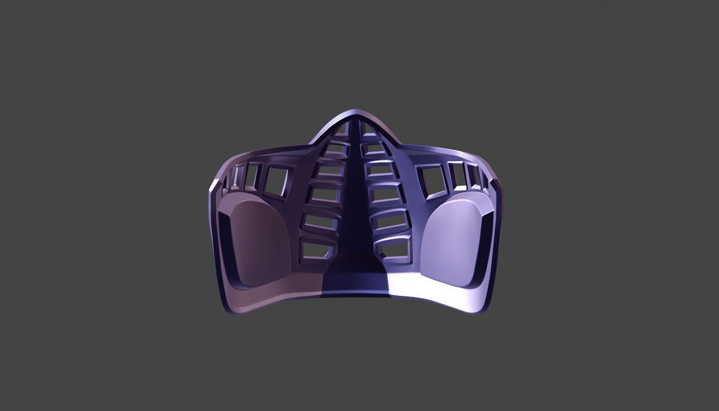 Scorpion Mask from Mortal Kombat 11 3D print model 3D print model_5