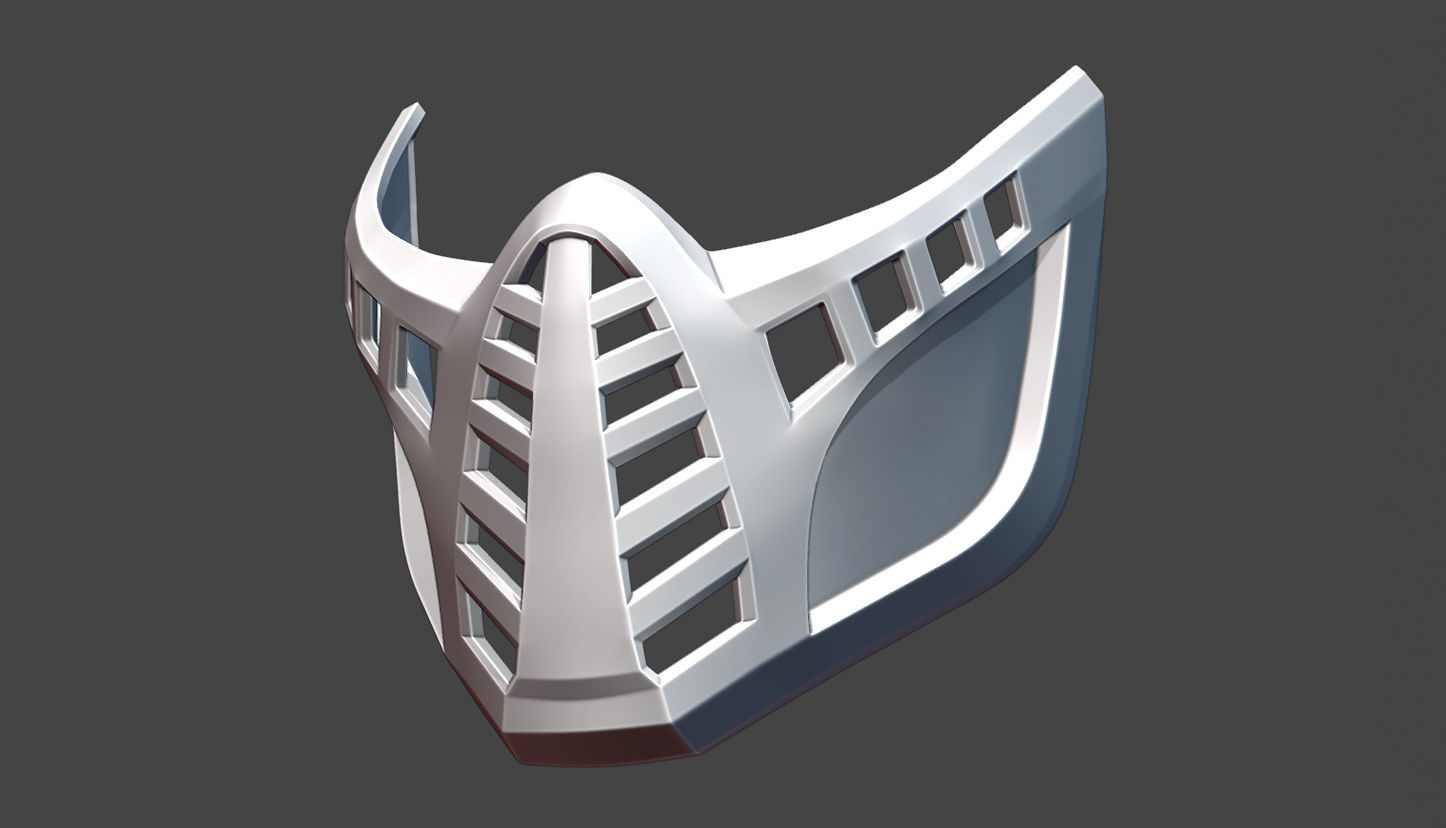 Scorpion Mask from Mortal Kombat 11 3D print model 3D print model_6
