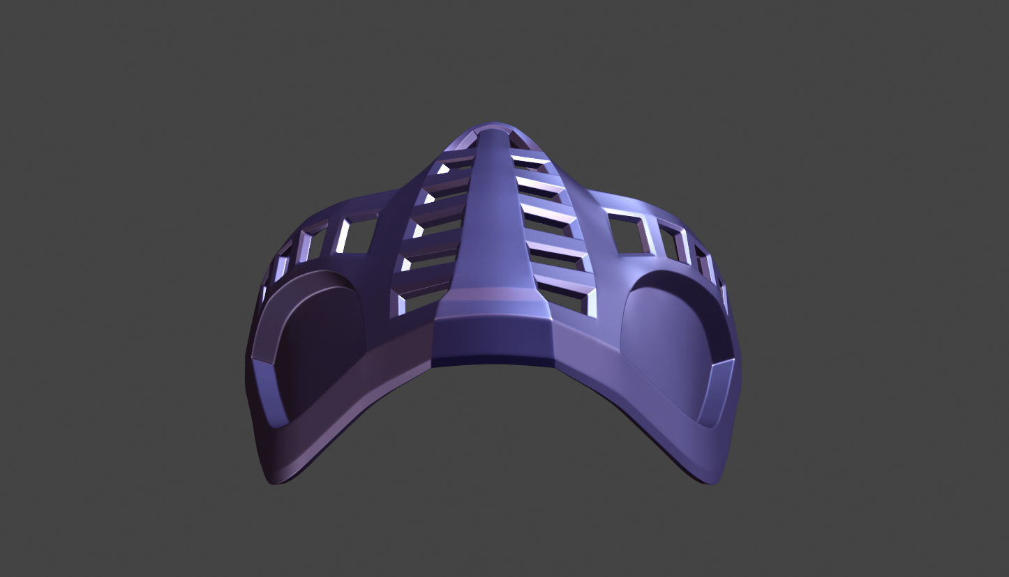Scorpion Mask from Mortal Kombat 11 3D print model 3D print model_2