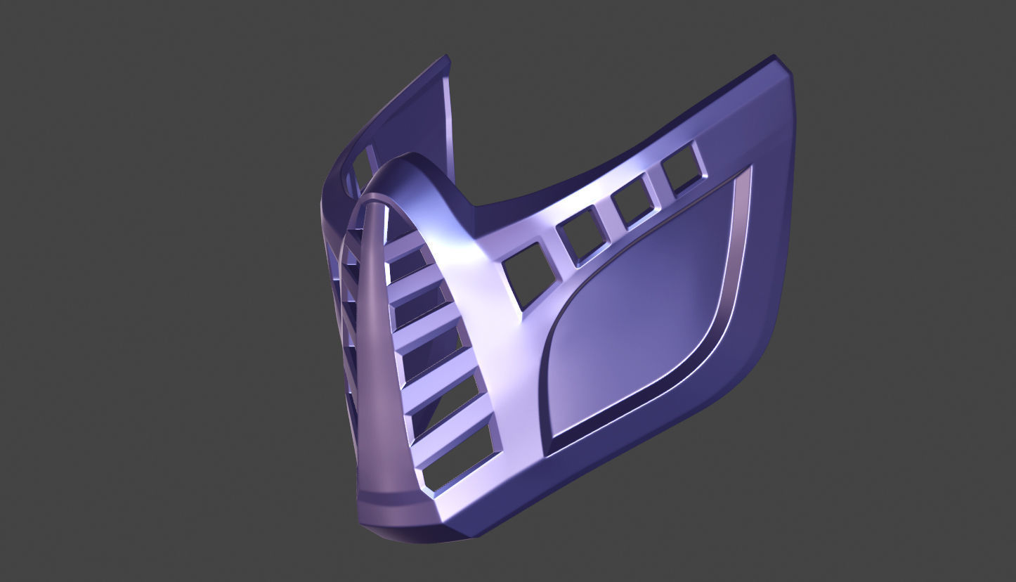 Scorpion Mask from Mortal Kombat 11 3D print model 3D print model_1