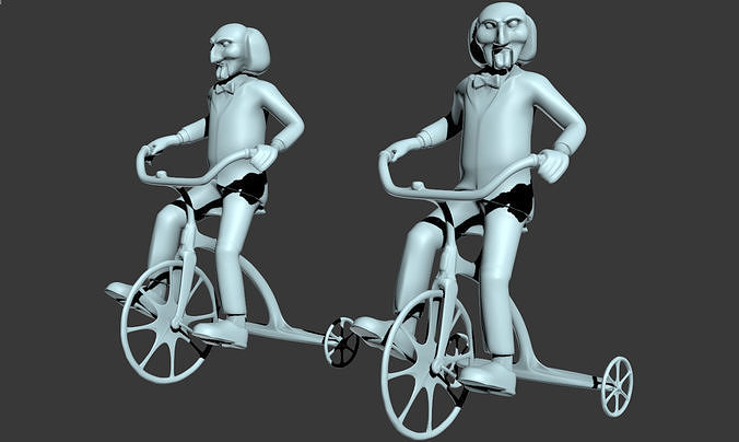 Billy the Saw Puppet 3D model