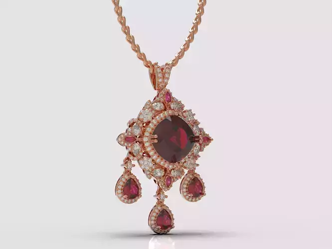 Pendants and earrings for woman