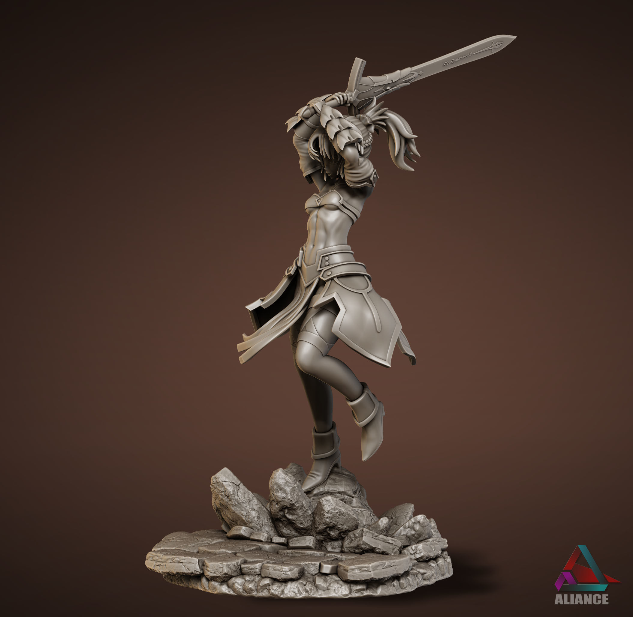 Mordred - Fate Apocrypha 3D print model_2