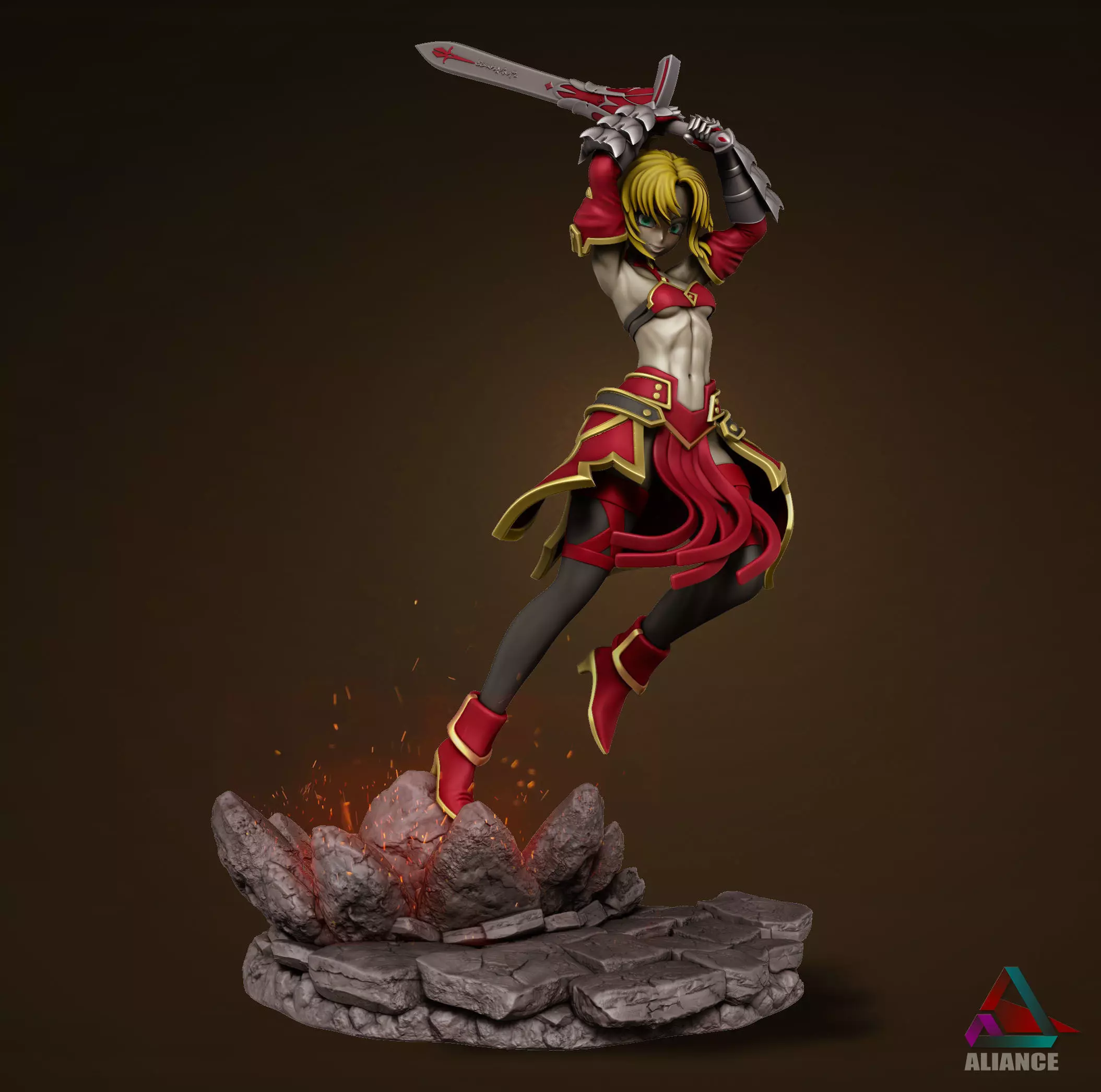 Mordred - Fate Apocrypha 3D print model_0