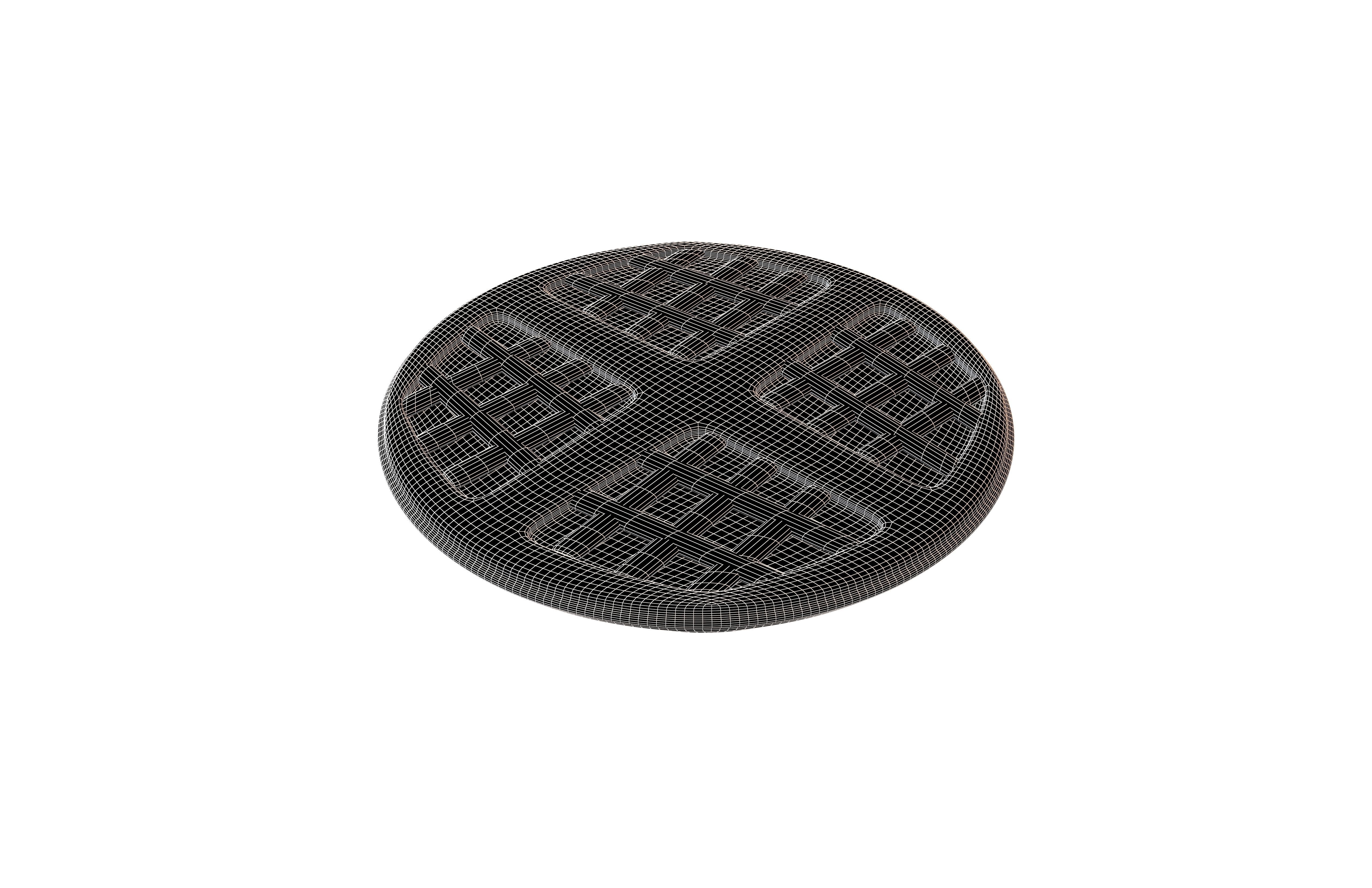 Hong Kong Style Waffle v3 001 Low-poly 3D model_6