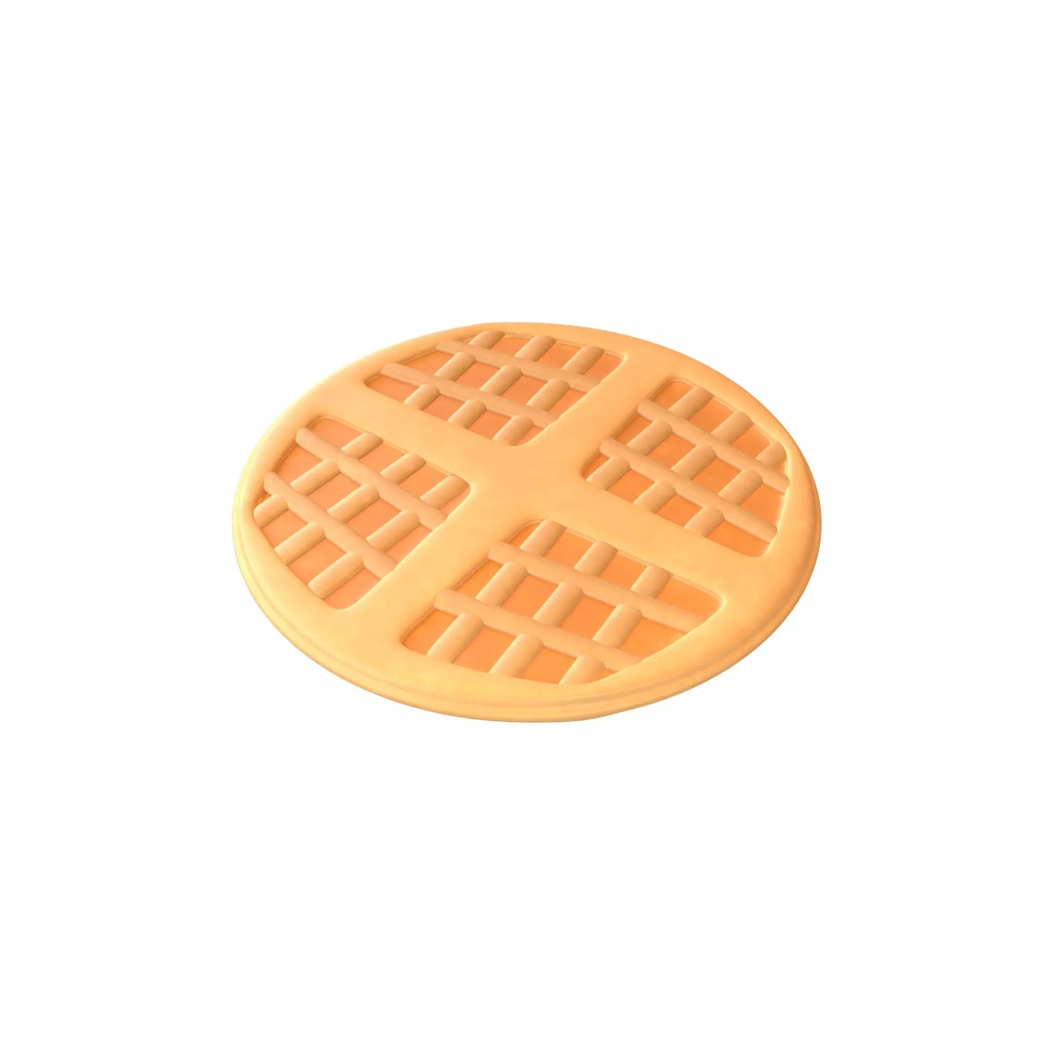 Hong Kong Style Waffle v3 001 Low-poly 3D model_0