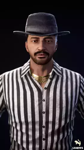1950s Mafia Character  NPC Rigged