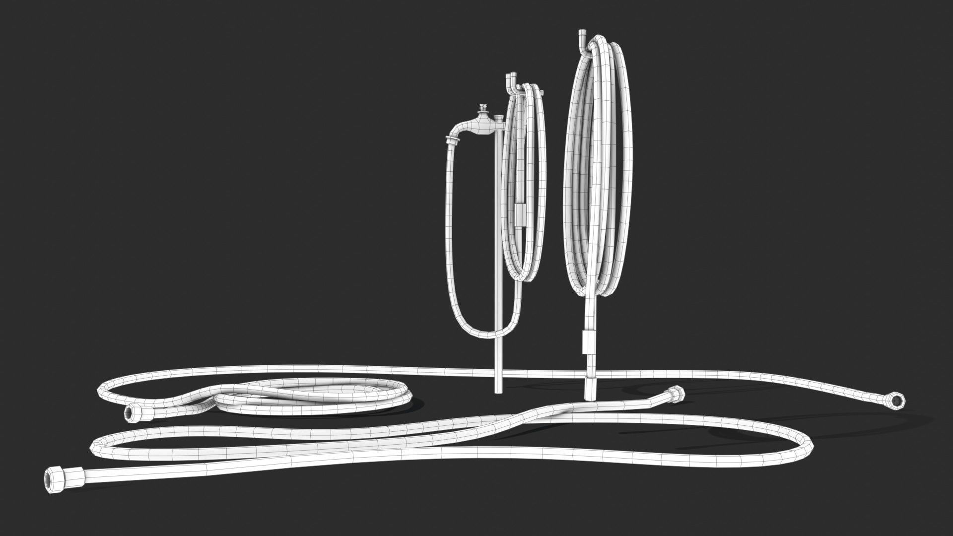 Garden Hose Low-poly 3D model_23