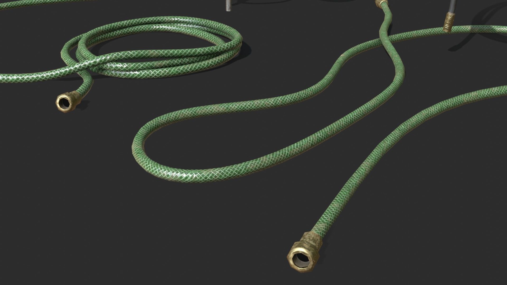 Garden Hose Low-poly 3D model_14