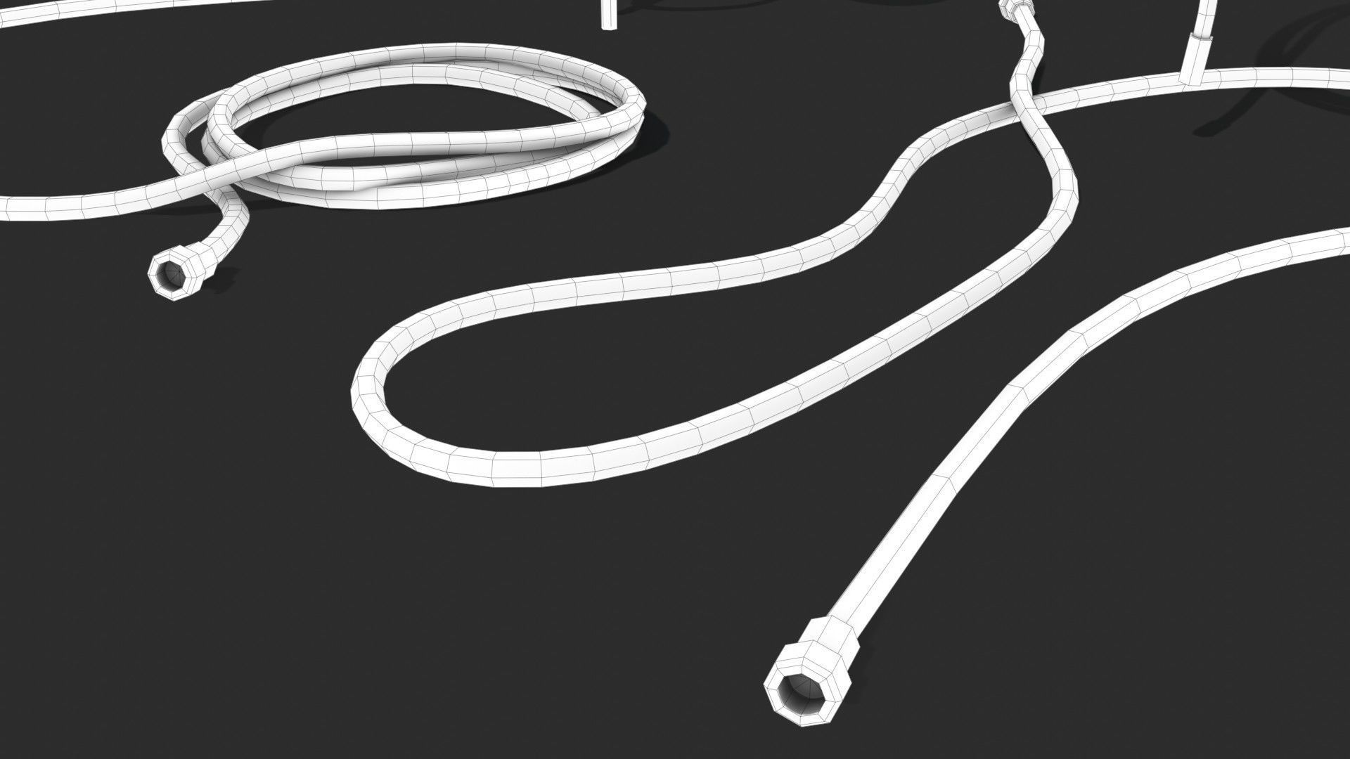 Garden Hose Low-poly 3D model_29