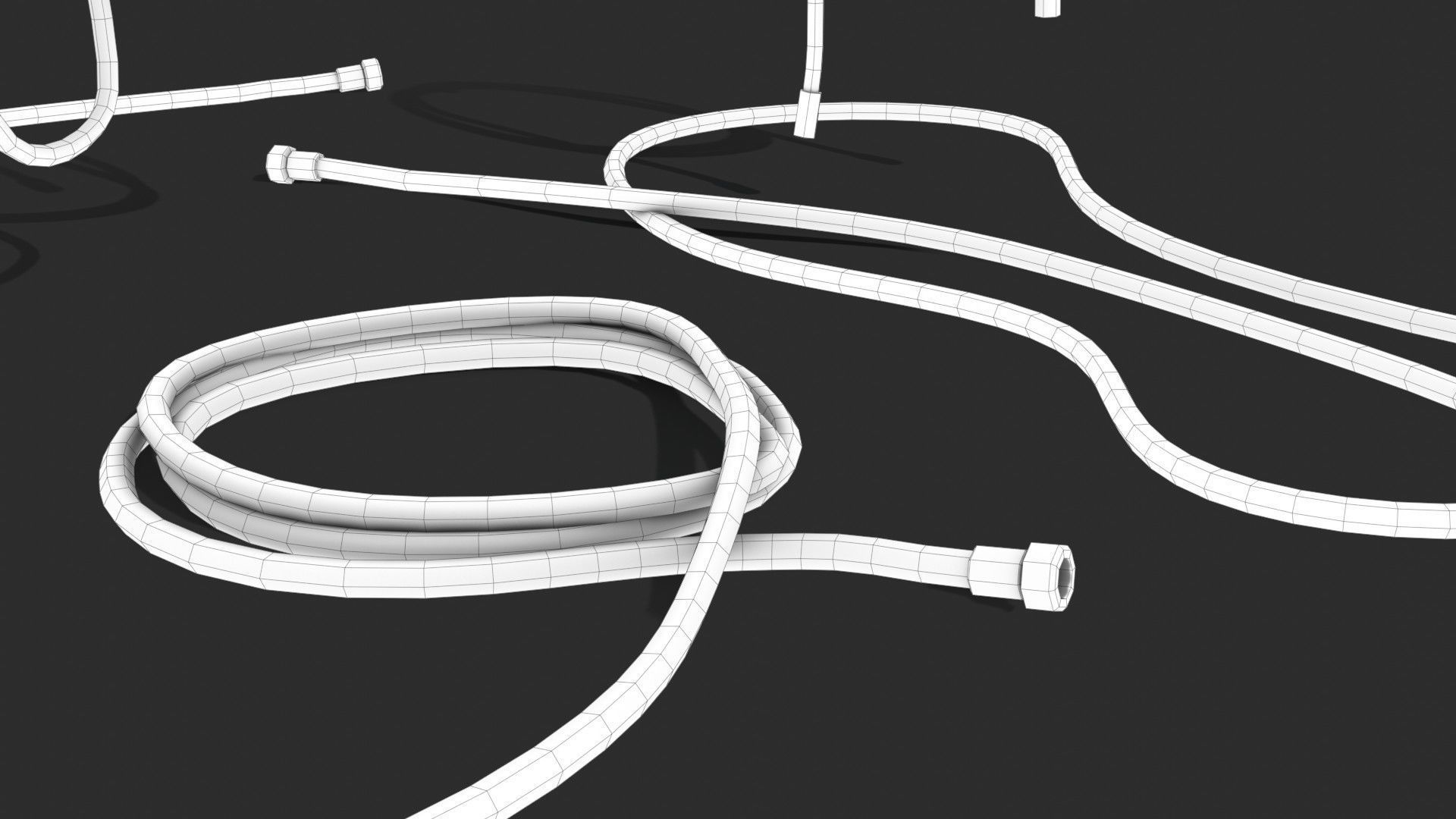 Garden Hose Low-poly 3D model_28