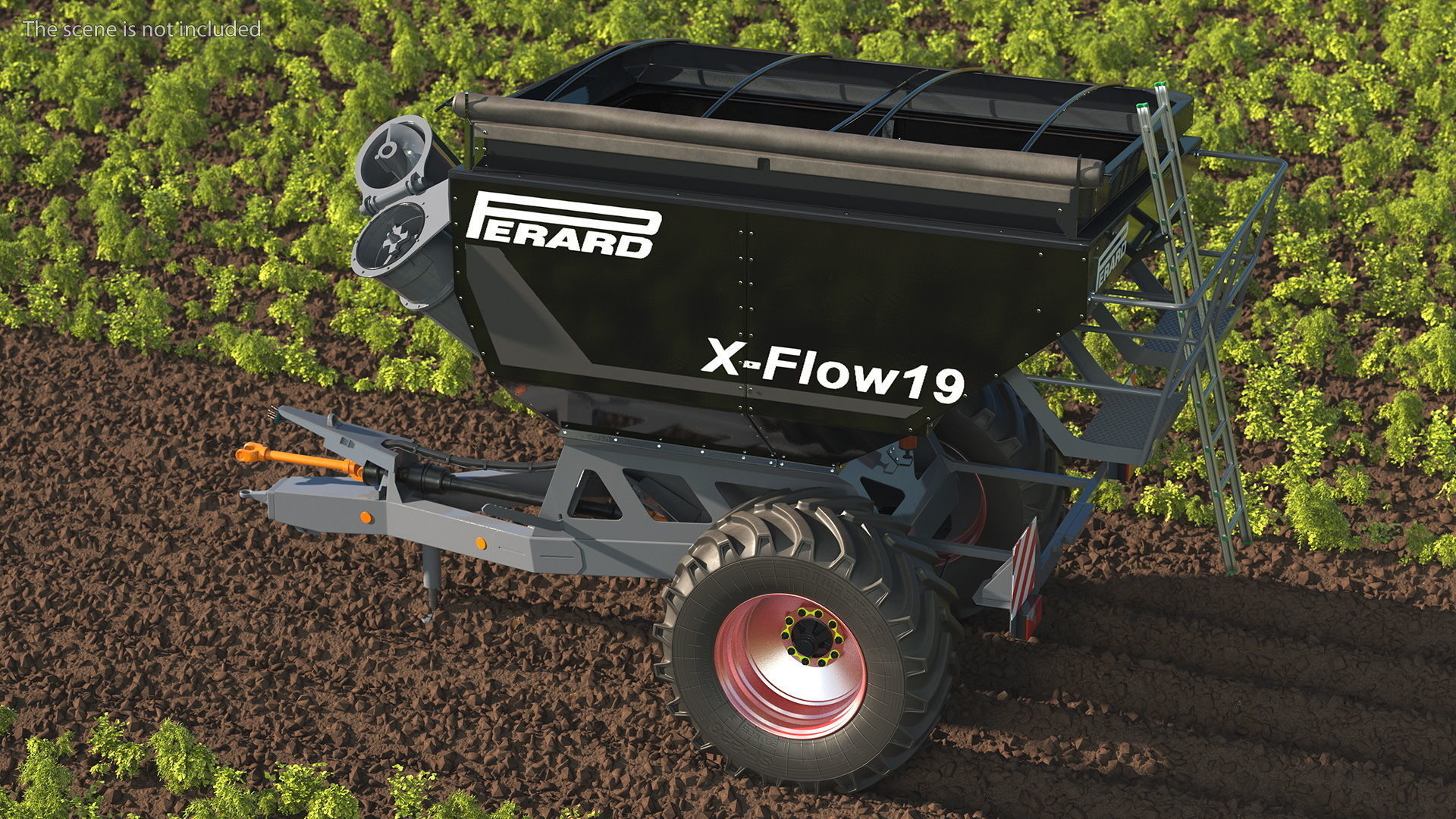 Perard X-Flow 19 Transbordeur Black New 3D model_2