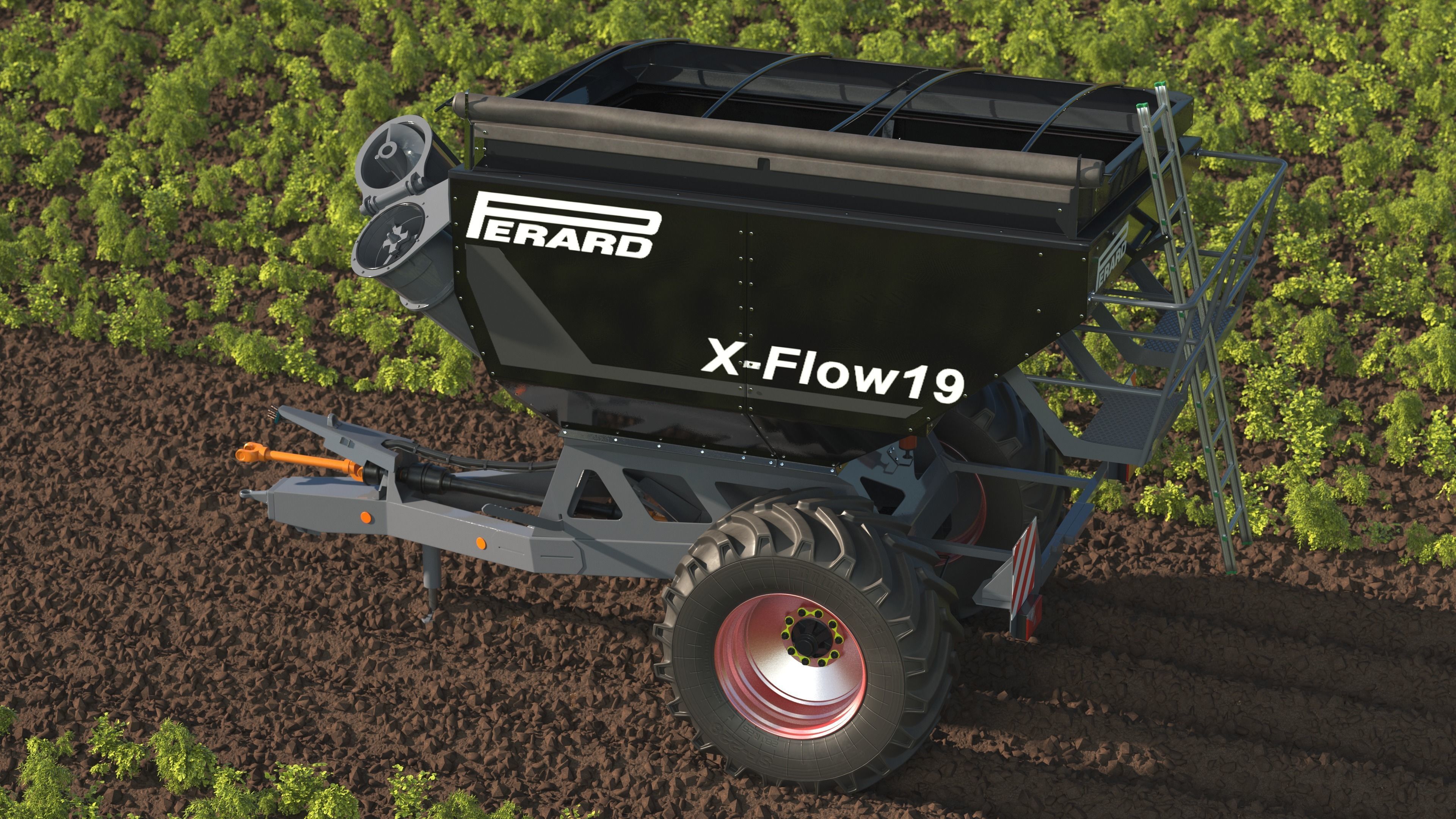 Perard X-Flow 19 Transbordeur Black New 3D model_37