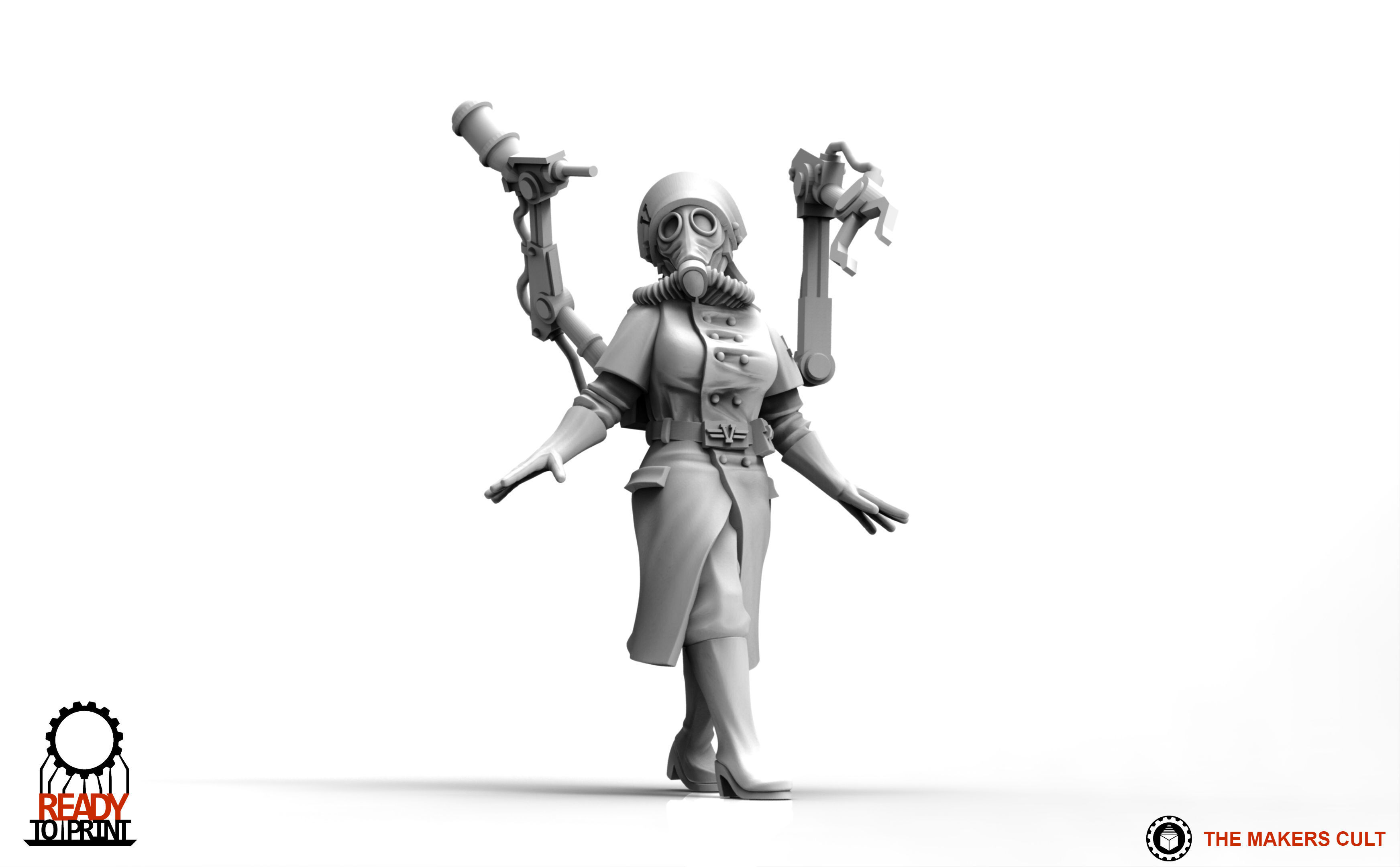 Valour Korps - Field Nurses 3D print model_7