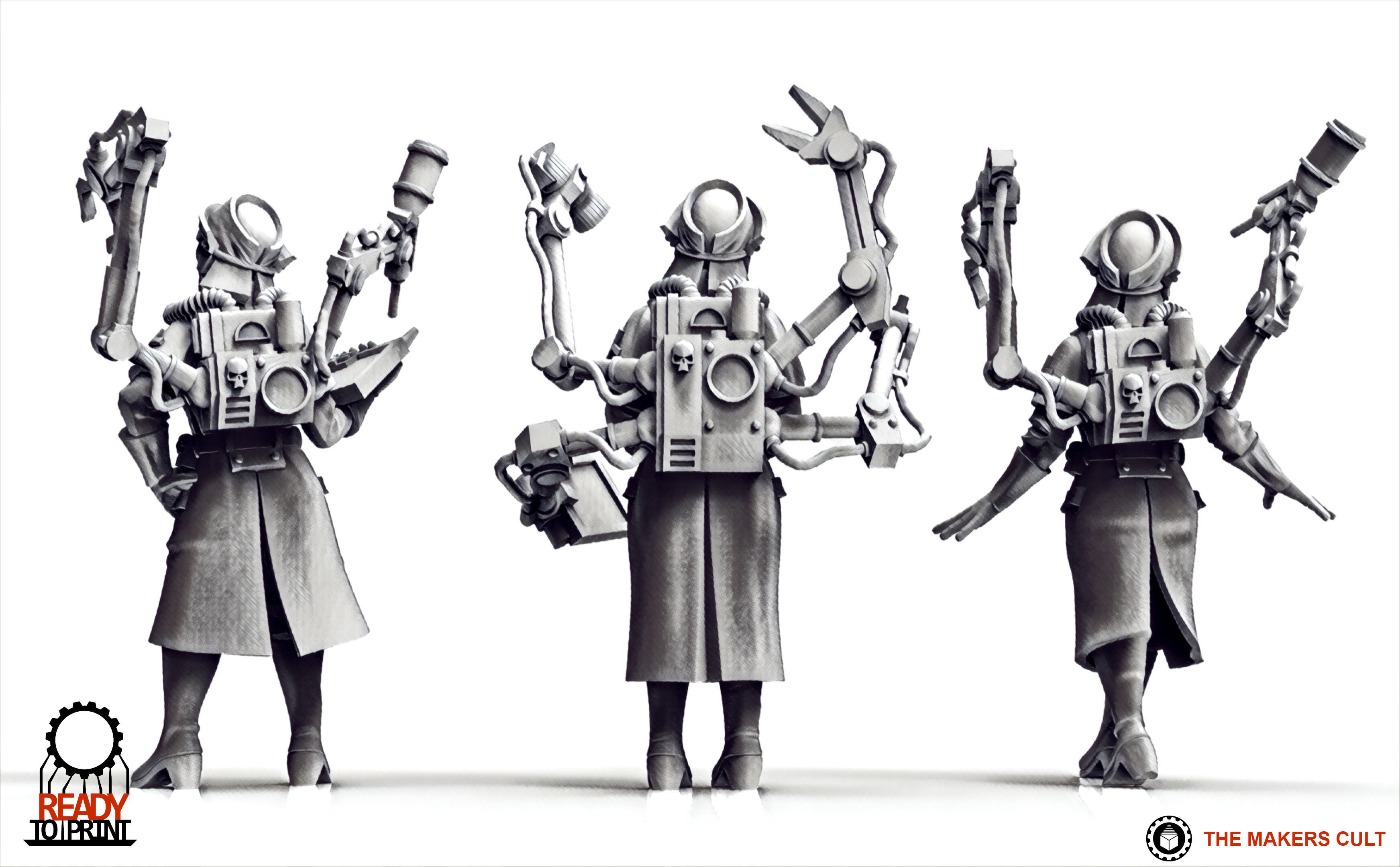 Valour Korps - Field Nurses 3D print model_12