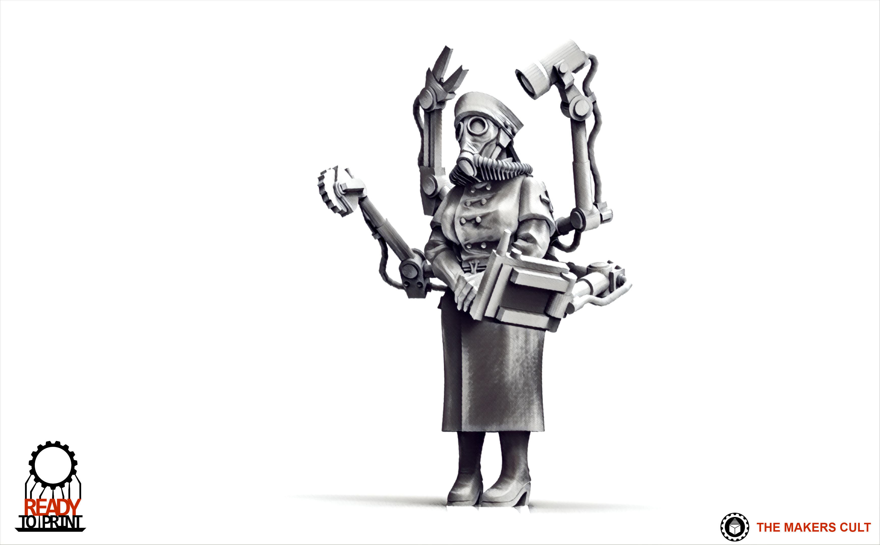 Valour Korps - Field Nurses 3D print model_13