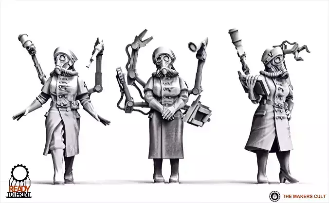 Valour Korps - Field Nurses 3D print model