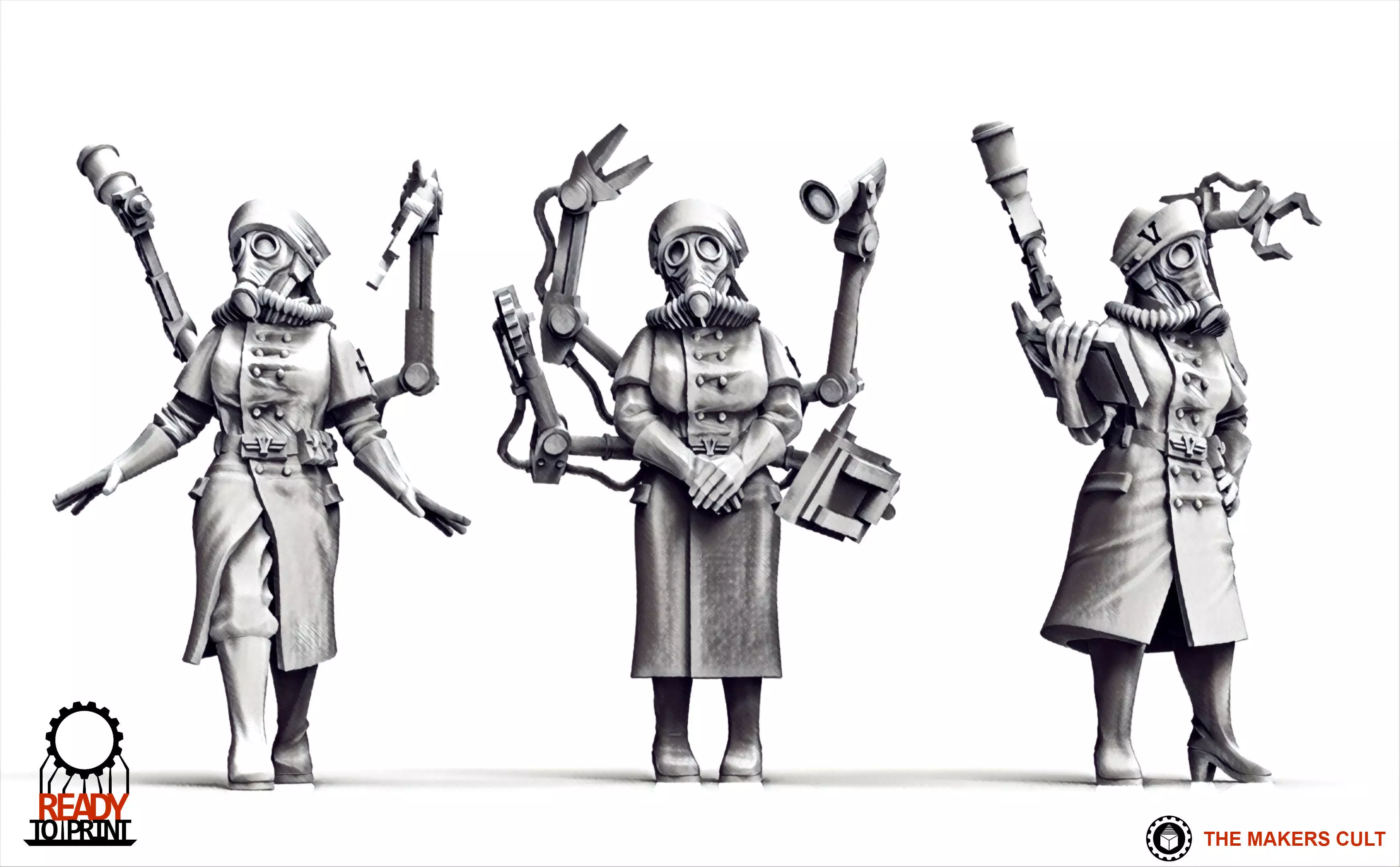Valour Korps - Field Nurses 3D print model_0