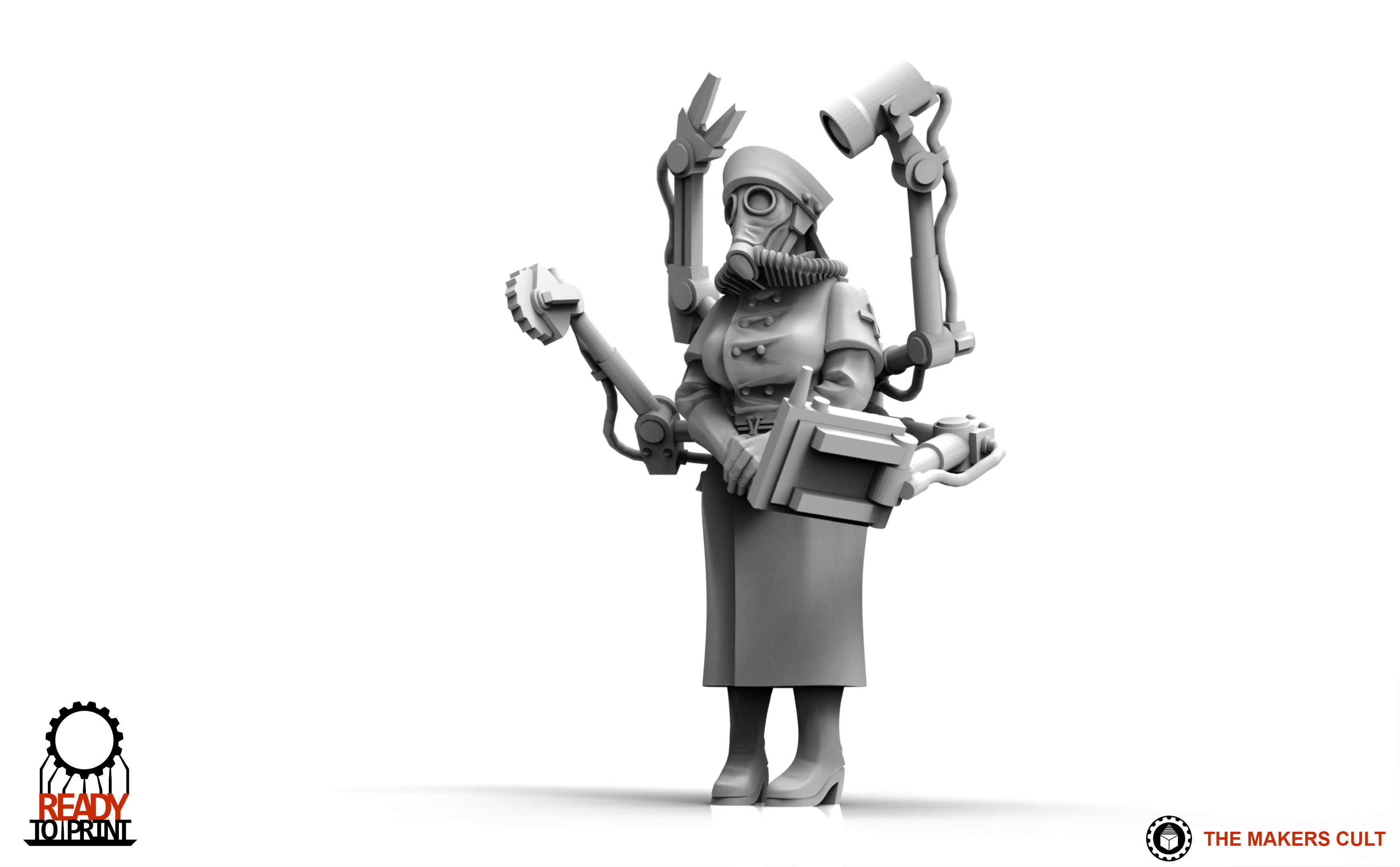 Valour Korps - Field Nurses 3D print model_5