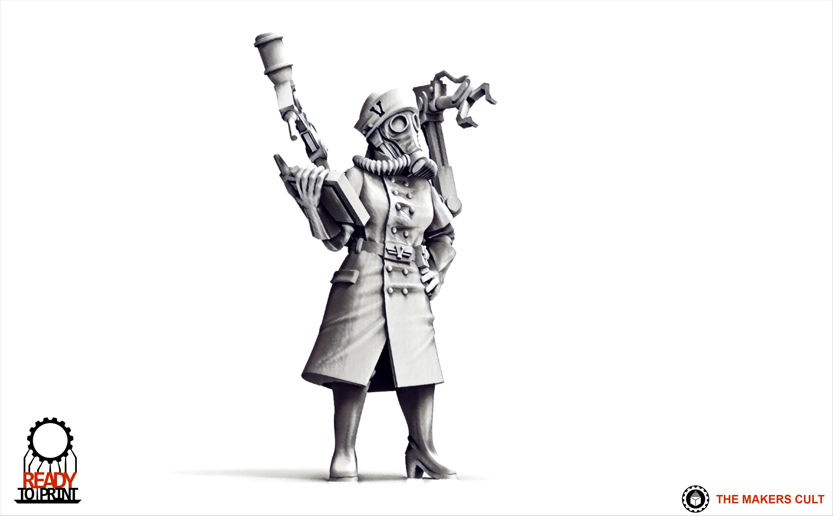 Valour Korps - Field Nurses 3D print model_11