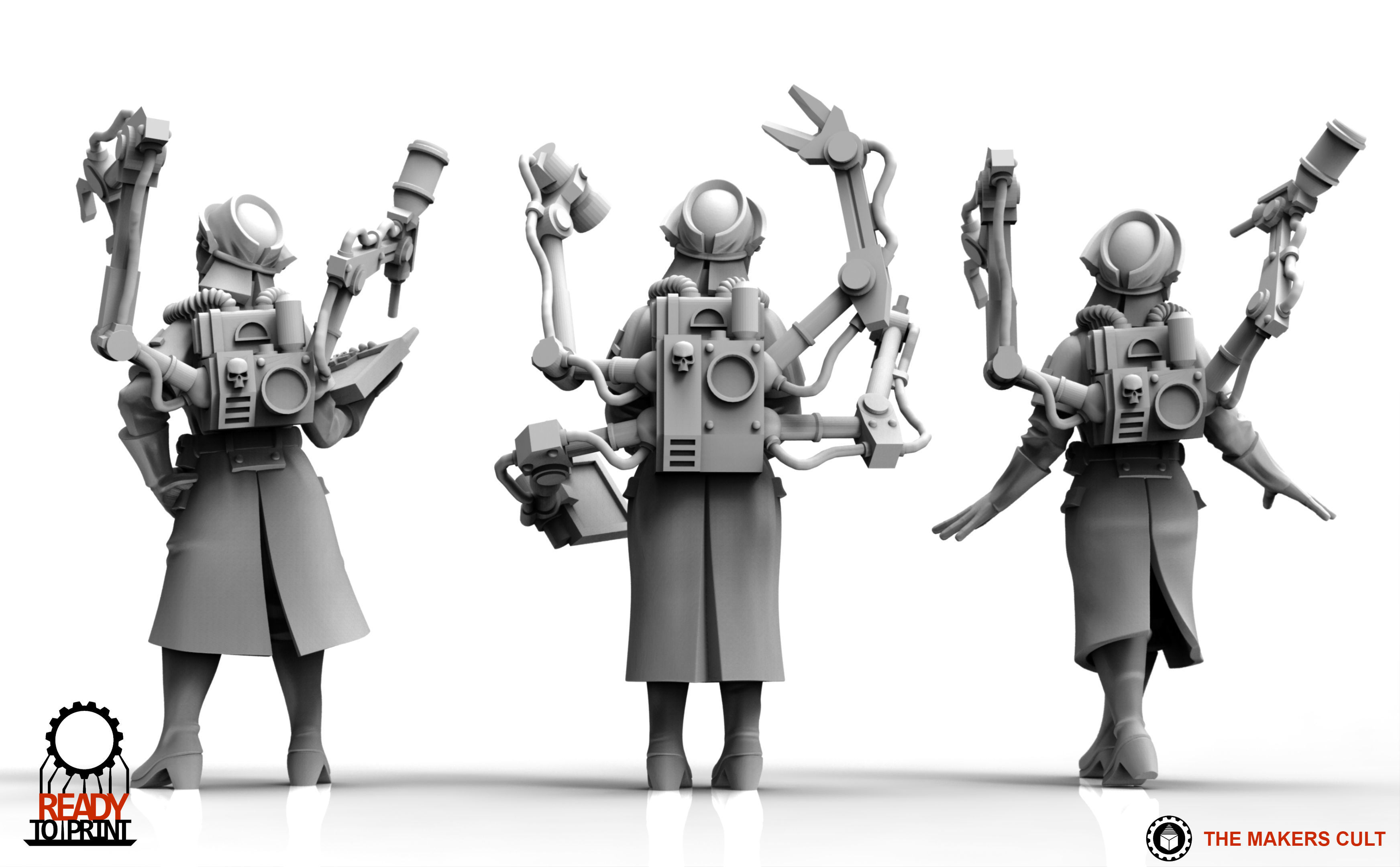 Valour Korps - Field Nurses 3D print model_9