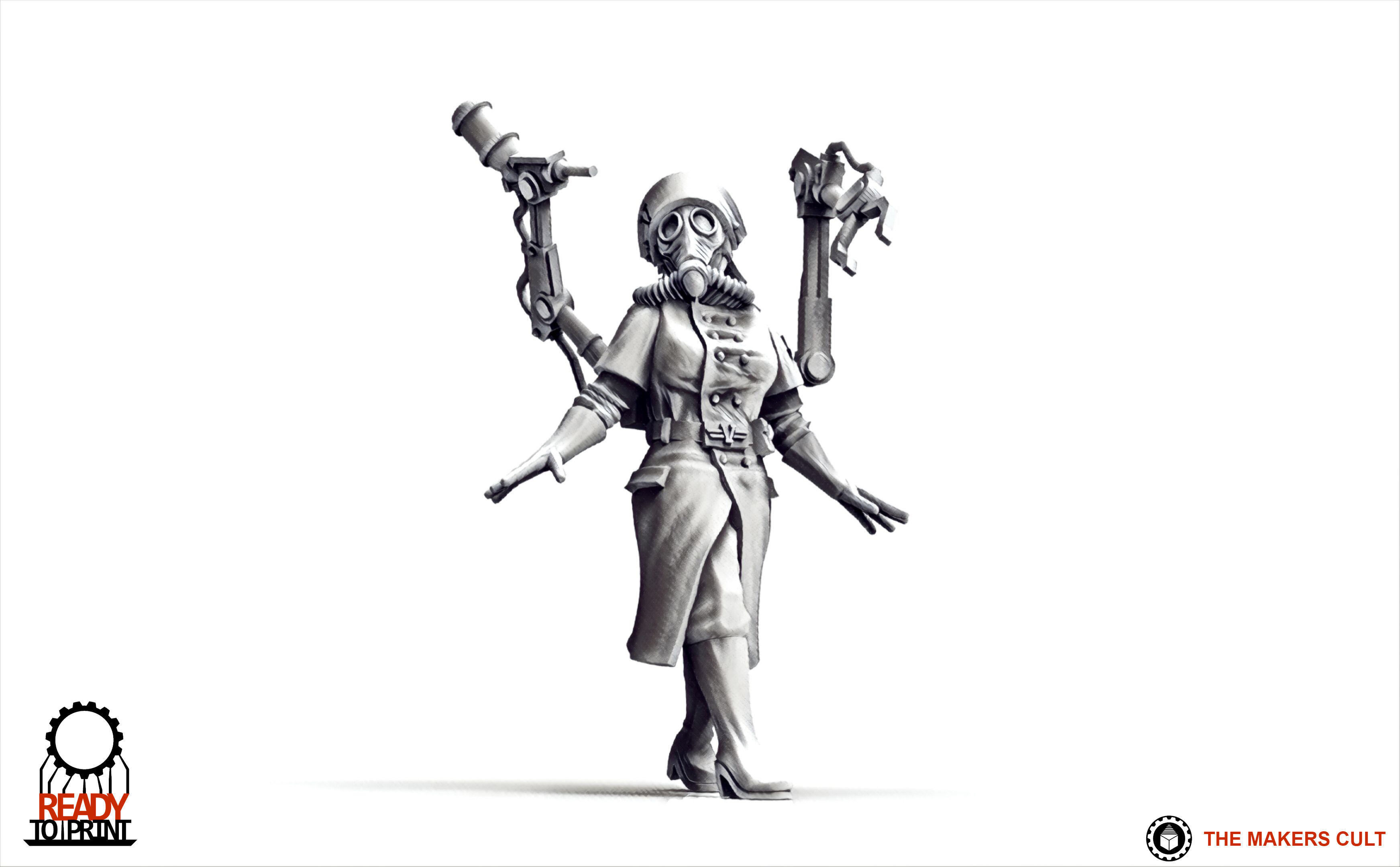 Valour Korps - Field Nurses 3D print model_10