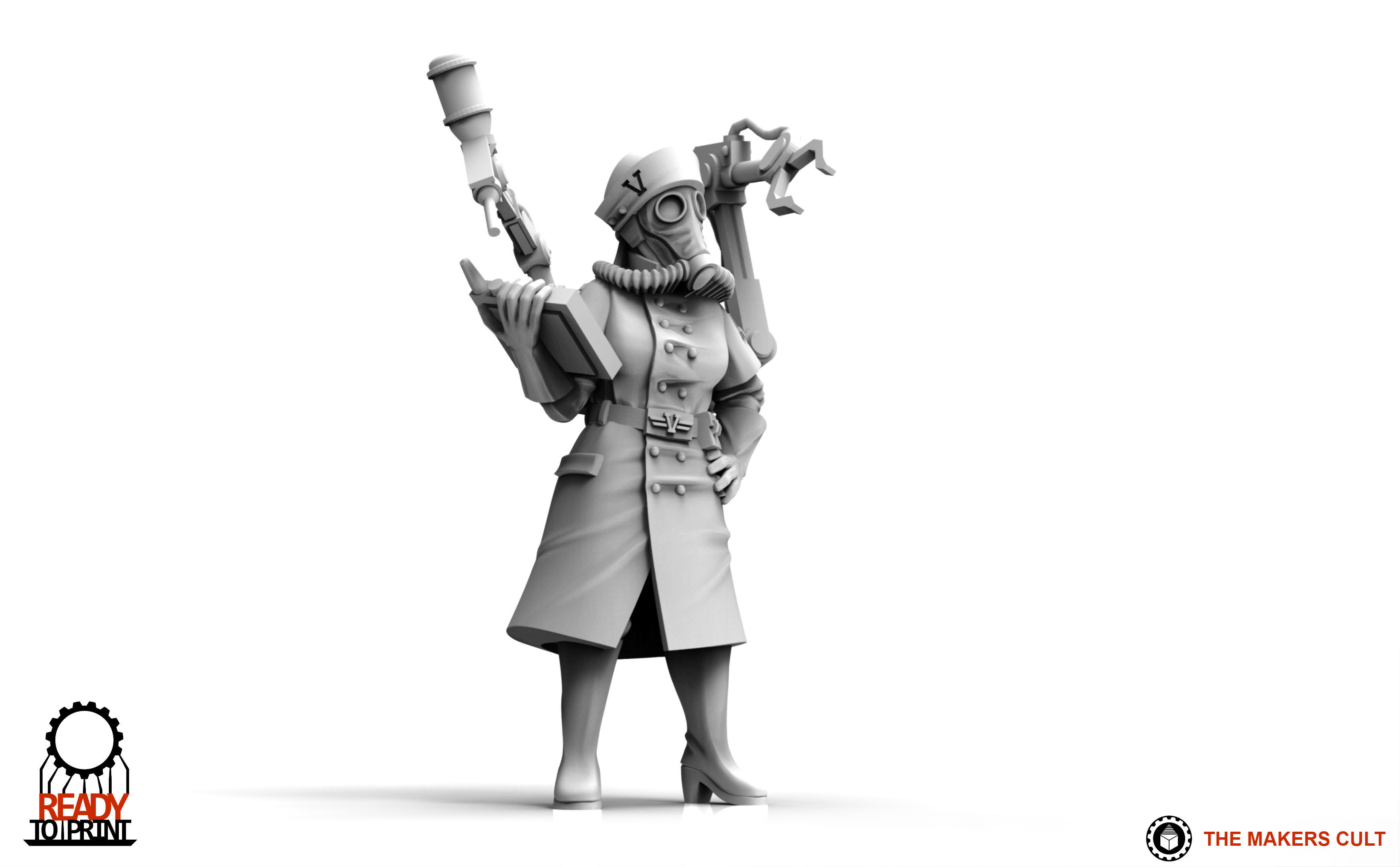 Valour Korps - Field Nurses 3D print model_6