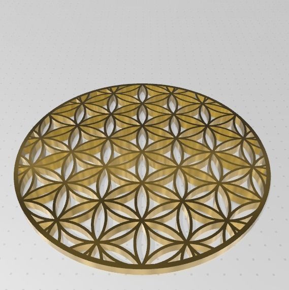 GEOMETRIA SAGRADA FLOR DE LA VIDA 3D print model_3