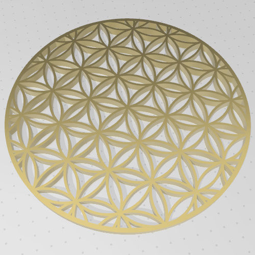 GEOMETRIA SAGRADA FLOR DE LA VIDA 3D print model_22