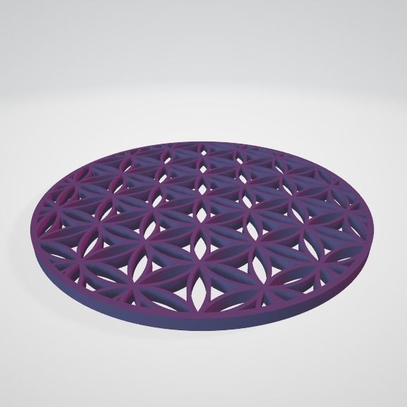 GEOMETRIA SAGRADA FLOR DE LA VIDA 3D print model_2