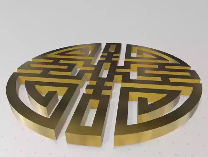 SIMBOLO FU 3D print model