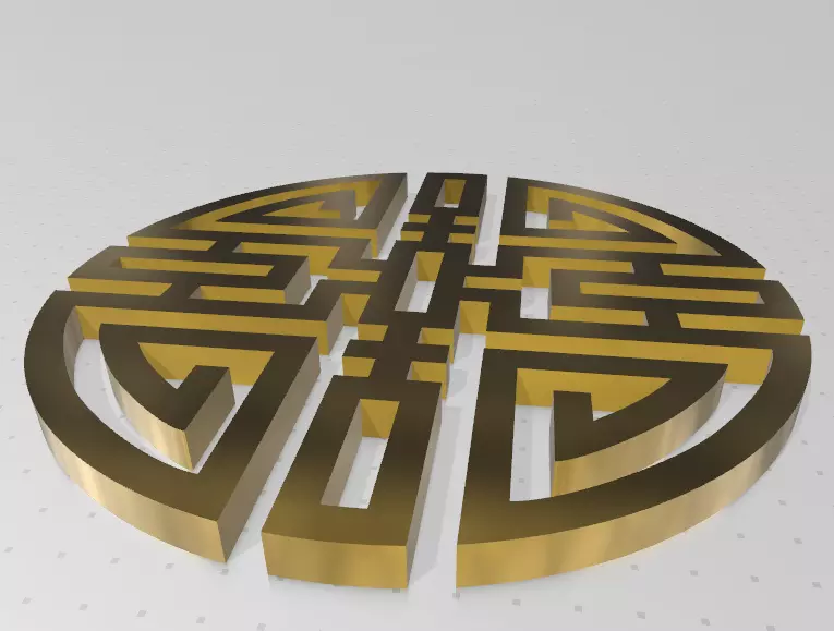 SIMBOLO FU 3D print model