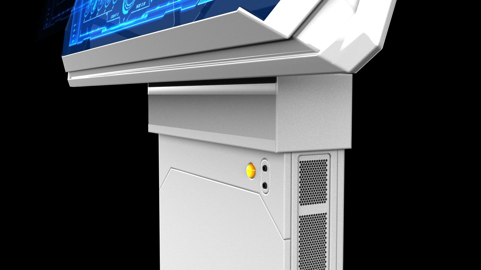 Sci-fi Terminal 3D model_7