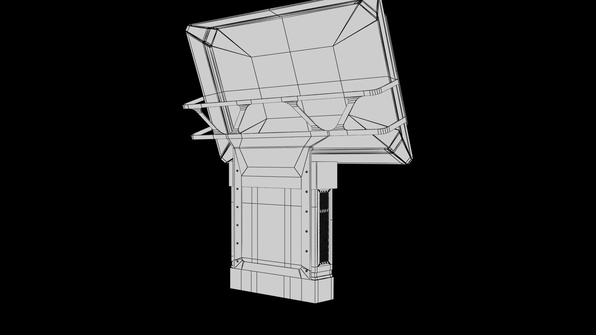 Sci-fi Terminal 3D model_17