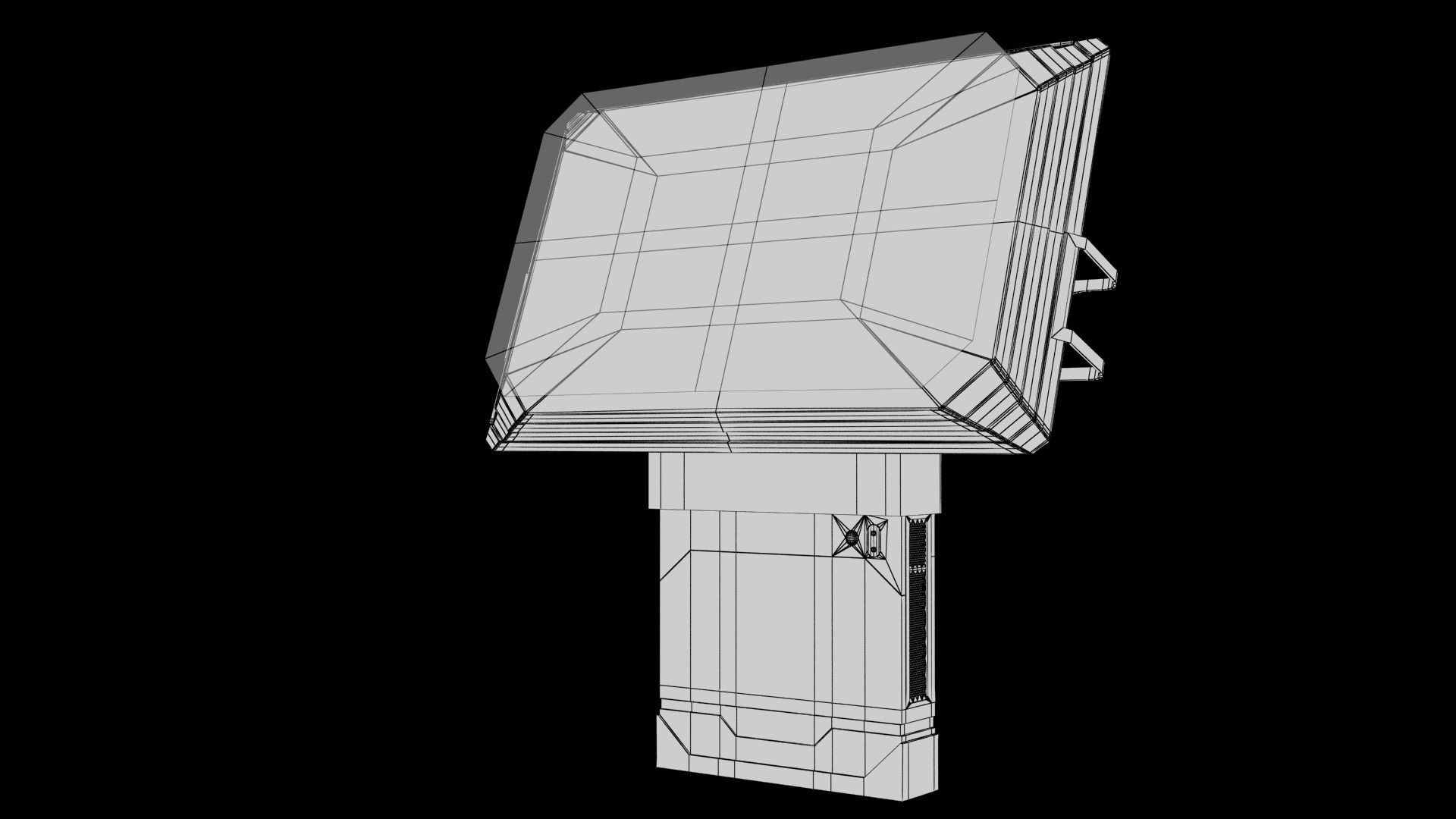Sci-fi Terminal 3D model_14
