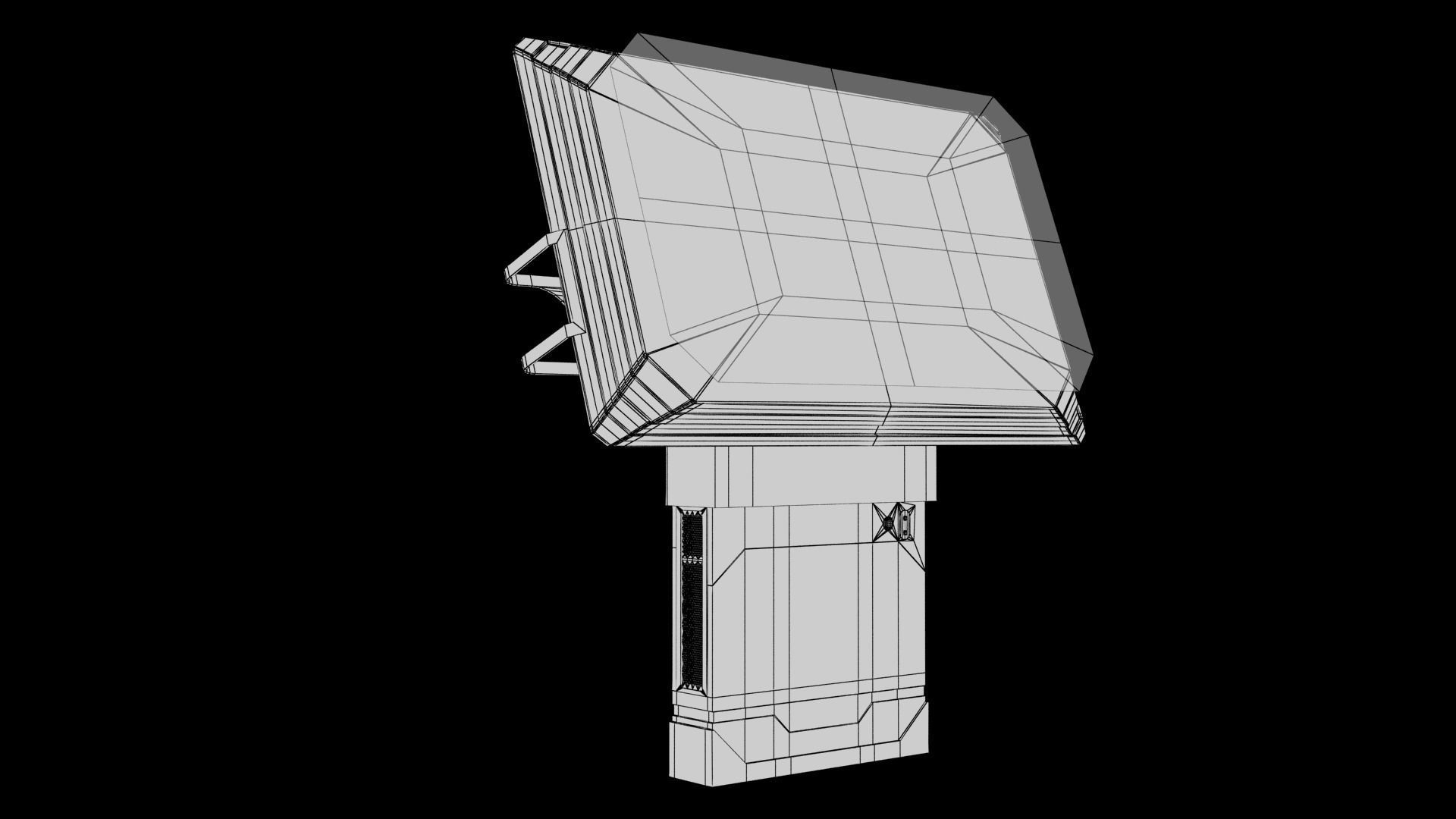 Sci-fi Terminal 3D model_12