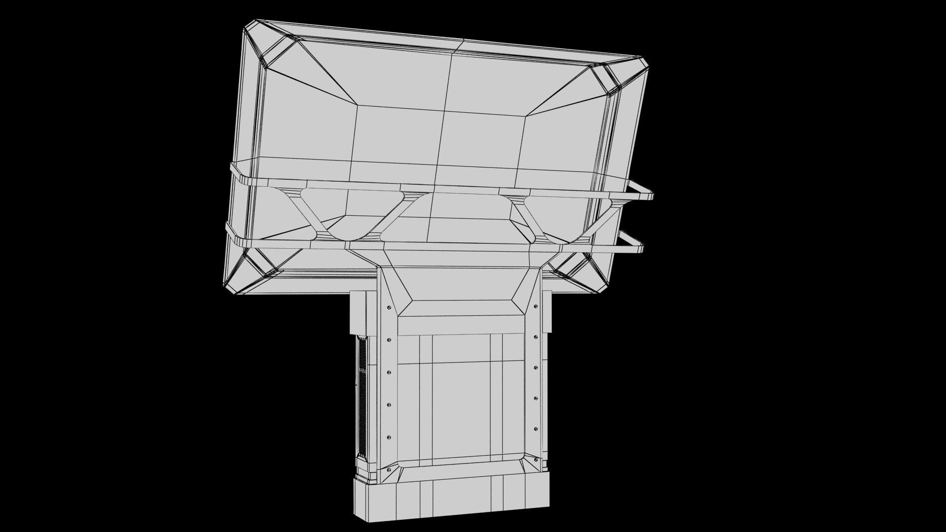 Sci-fi Terminal 3D model_16