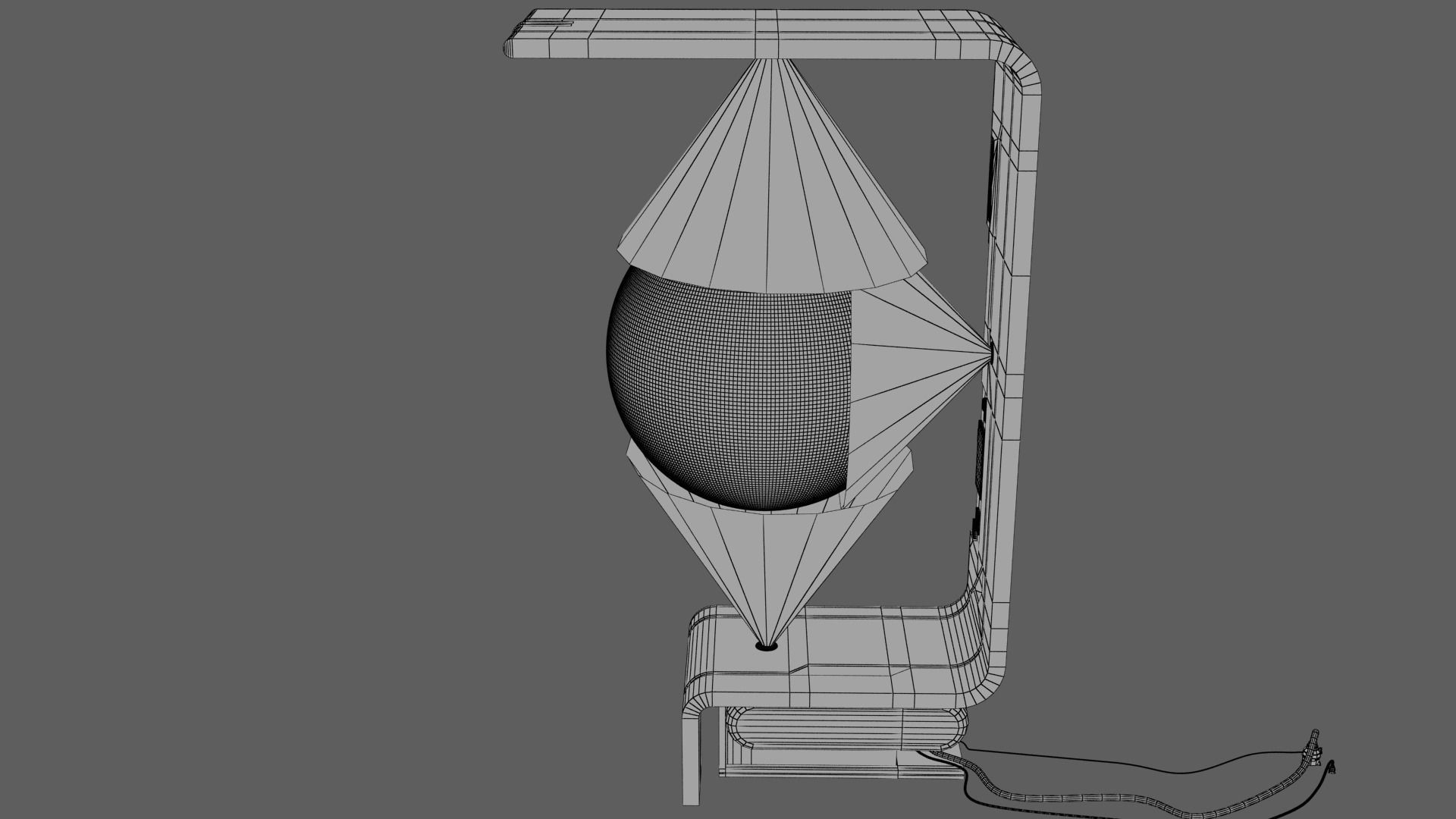 Sci-fi Holographic Display 3D model_15