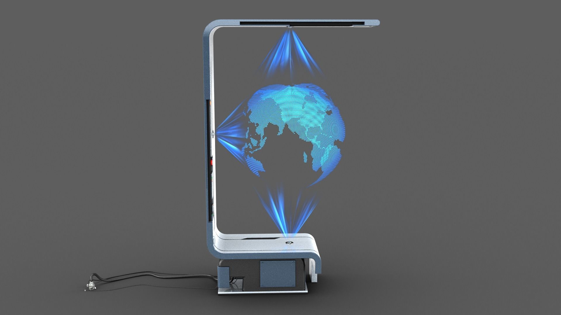 Sci-fi Holographic Display 3D model_7