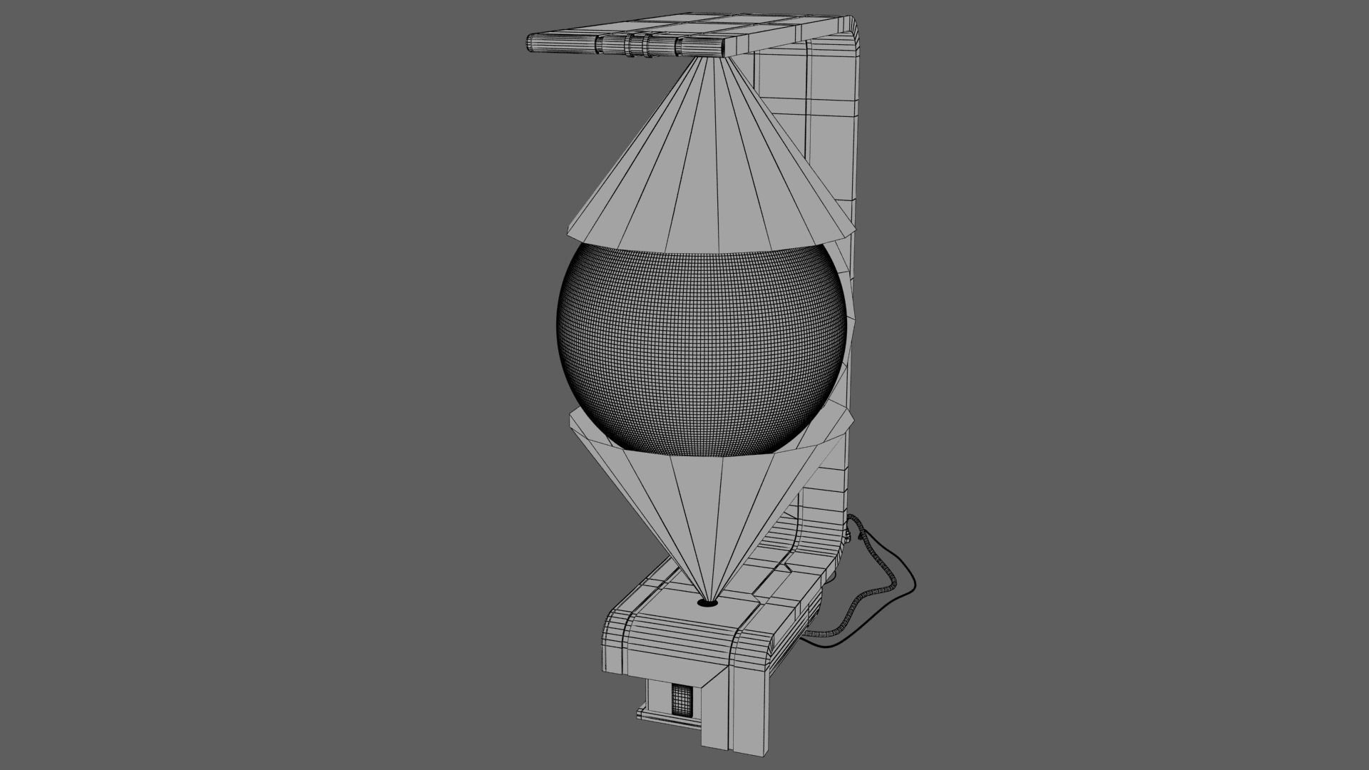 Sci-fi Holographic Display 3D model_14