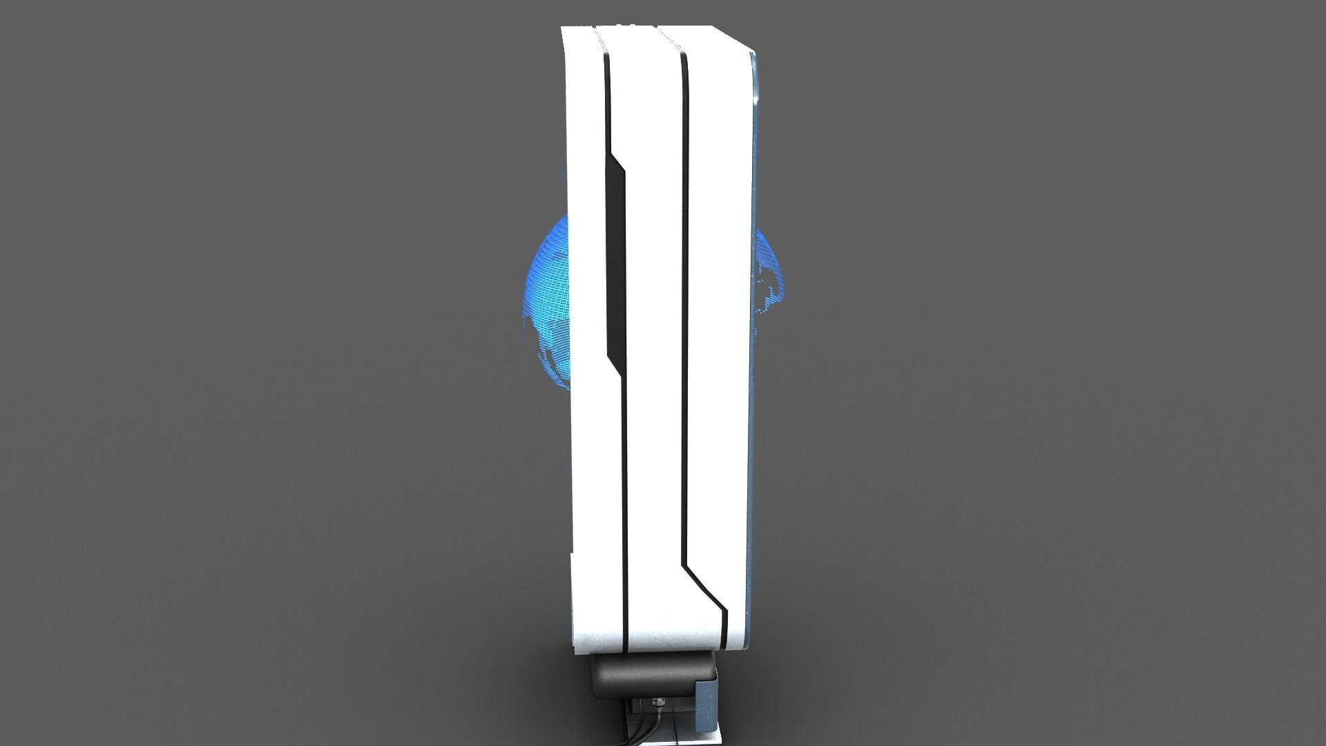 Sci-fi Holographic Display 3D model_5