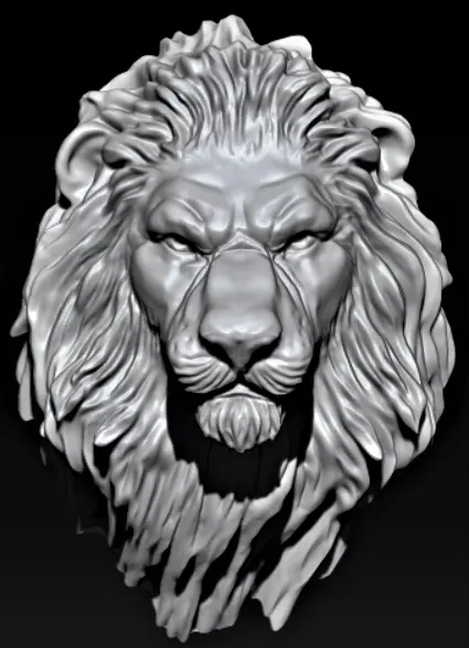 The lion animal 3D print model_0