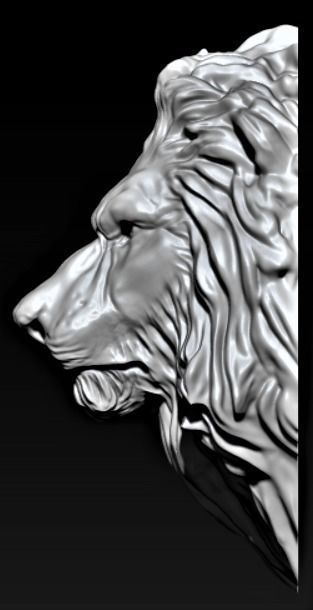 The lion animal 3D print model_6